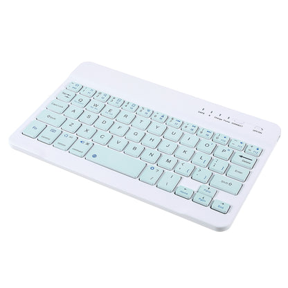 Wireless Bluetooth Keyboard + Auto Wake/Sleep Pen Slot Design Cloth Texture Tablet Leather Cover Shell for iPad mini (2021)