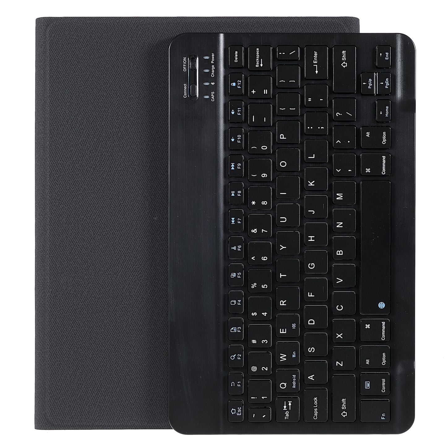 Bluetooth Wireless Keyboard + Cloth Texture TPU Pen Slot Tablet Case with Auto Wake/Sleep for iPad Pro 10.5-inch (2017)/iPad Air 10.5 inch (2019)/iPad 10.2 (2021)/(2020)/(2019)