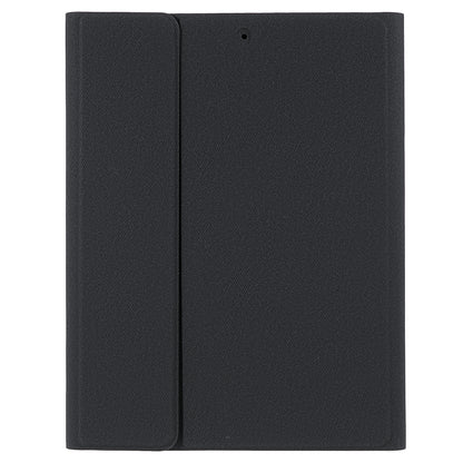 Bluetooth Wireless Keyboard + Cloth Texture TPU Pen Slot Tablet Case with Auto Wake/Sleep for iPad Pro 10.5-inch (2017)/iPad Air 10.5 inch (2019)/iPad 10.2 (2021)/(2020)/(2019)