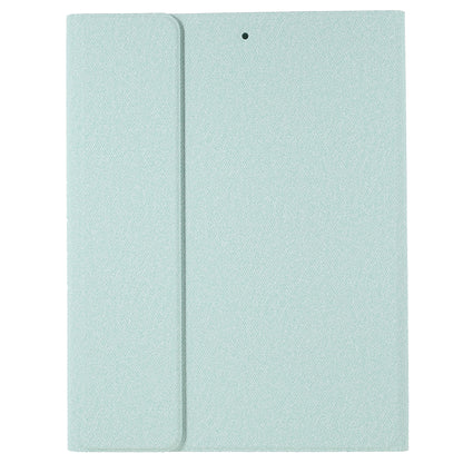 Bluetooth Wireless Keyboard + Cloth Texture TPU Pen Slot Tablet Case with Auto Wake/Sleep for iPad Pro 10.5-inch (2017)/iPad Air 10.5 inch (2019)/iPad 10.2 (2021)/(2020)/(2019)