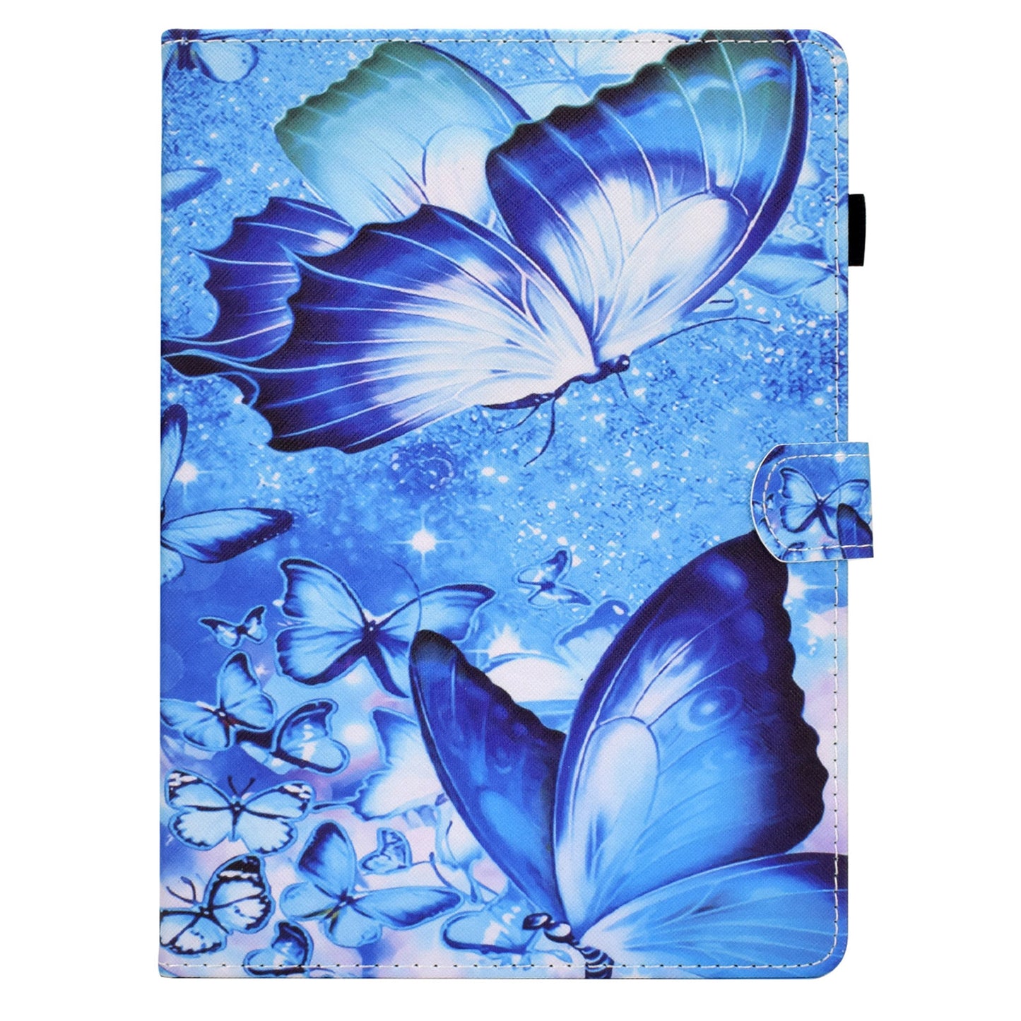 For iPad Pro 11-inch (2021)/(2020)/(2018)/Air (2020)/Air (2022) Pattern Printing Stitching PU Leather Auto Wake/Sleep Cover Card Slots Stand Tablet Case