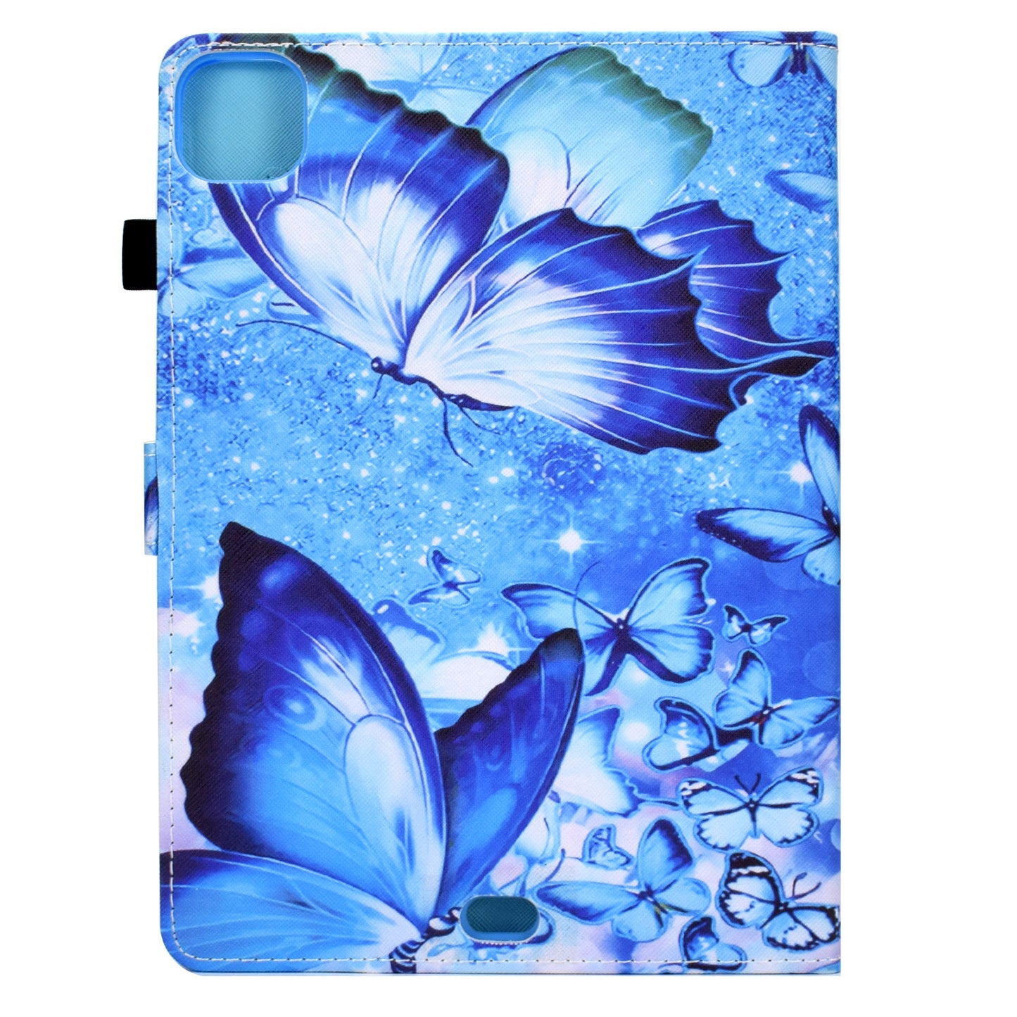 For iPad Pro 11-inch (2021)/(2020)/(2018)/Air (2020)/Air (2022) Pattern Printing Stitching PU Leather Auto Wake/Sleep Cover Card Slots Stand Tablet Case