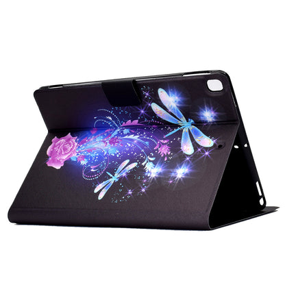 For iPad 10.2 (2021)/(2019)/(2020)/iPad Pro 10.5 (2017)/iPad Air 10.5 (2019) Pattern Printing PU Leather Tablet Case Cover Card Holder Stand Shell