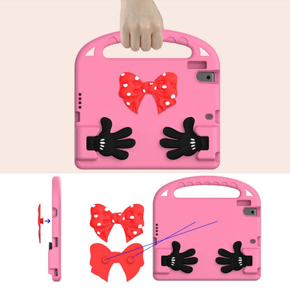 For iPad 9.7-inch (2017)/(2018)/iPad Pro 9.7-inch (2016)/iPad Air (2013)/Air 2 EVA Tablet Protective Case Palm Shape Kickstand Hand-held Grip Cover