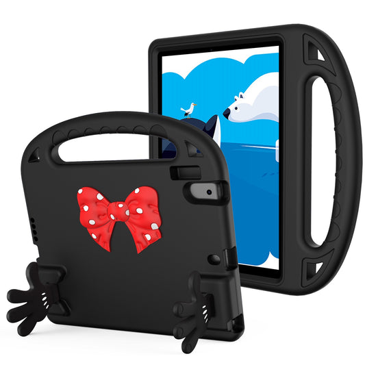 For iPad 9.7-inch (2017)/(2018)/iPad Pro 9.7-inch (2016)/iPad Air (2013)/Air 2 EVA Tablet Protective Case Palm Shape Kickstand Hand-held Grip Cover