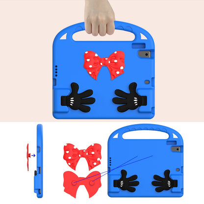 For iPad 9.7-inch (2017)/(2018)/iPad Pro 9.7-inch (2016)/iPad Air (2013)/Air 2 EVA Tablet Protective Case Palm Shape Kickstand Hand-held Grip Cover