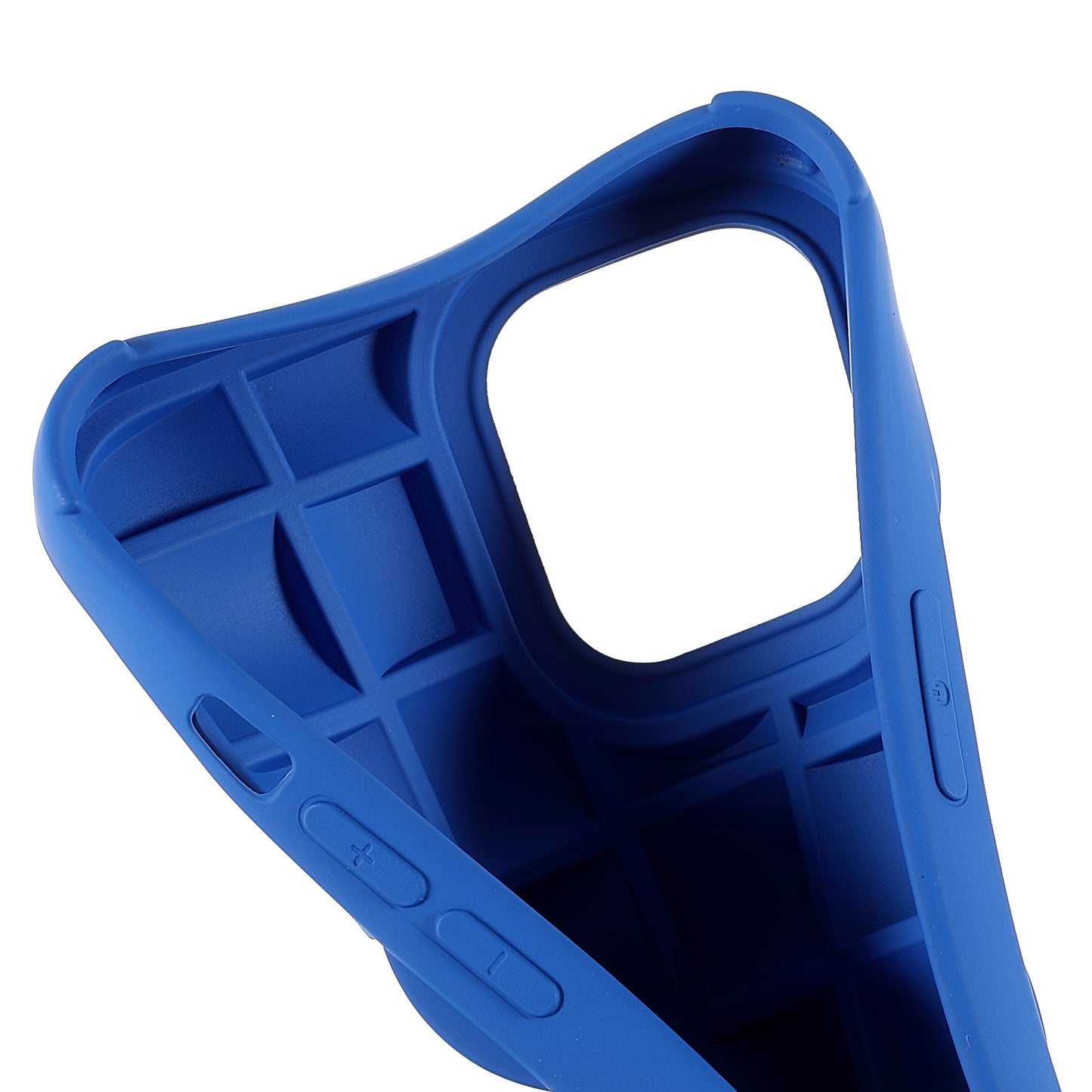 For iPhone 13 Pro 6.1 inch Mobile Phone Case Silicone Rubberized Shockproof 3D Grid Textured Phone Cover