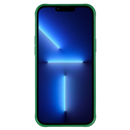 For iPhone 13 Pro 6.1 inch Mobile Phone Case Silicone Rubberized Shockproof 3D Grid Textured Phone Cover