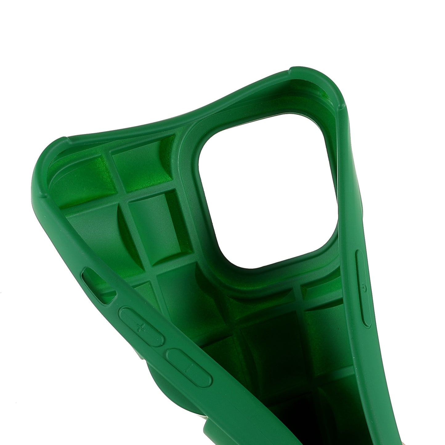 For iPhone 13 Pro 6.1 inch Mobile Phone Case Silicone Rubberized Shockproof 3D Grid Textured Phone Cover