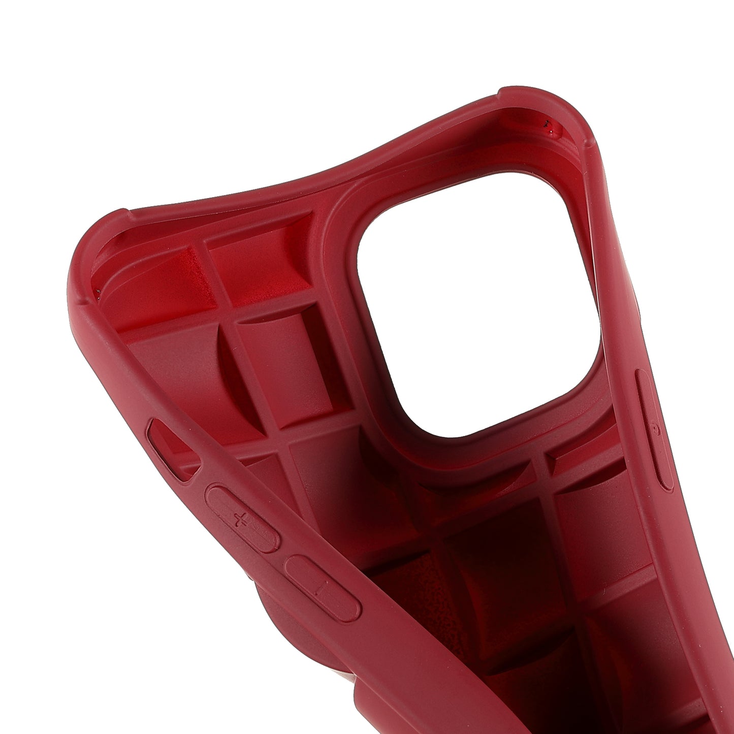 For iPhone 13 Pro 6.1 inch Mobile Phone Case Silicone Rubberized Shockproof 3D Grid Textured Phone Cover