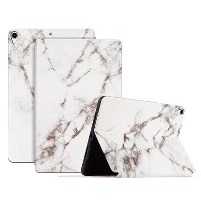 For iPad Air 10.5 inch (2019)/iPad Pro 10.5-inch (2017) Anti-fall Anti-fingerprints Pattern Printing Tablet Case PU Leather + TPU Stand Cover