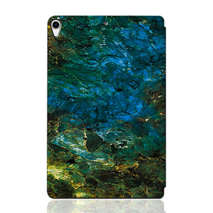 For iPad Air 10.5 inch (2019)/iPad Pro 10.5-inch (2017) Anti-fall Anti-fingerprints Pattern Printing Tablet Case PU Leather + TPU Stand Cover