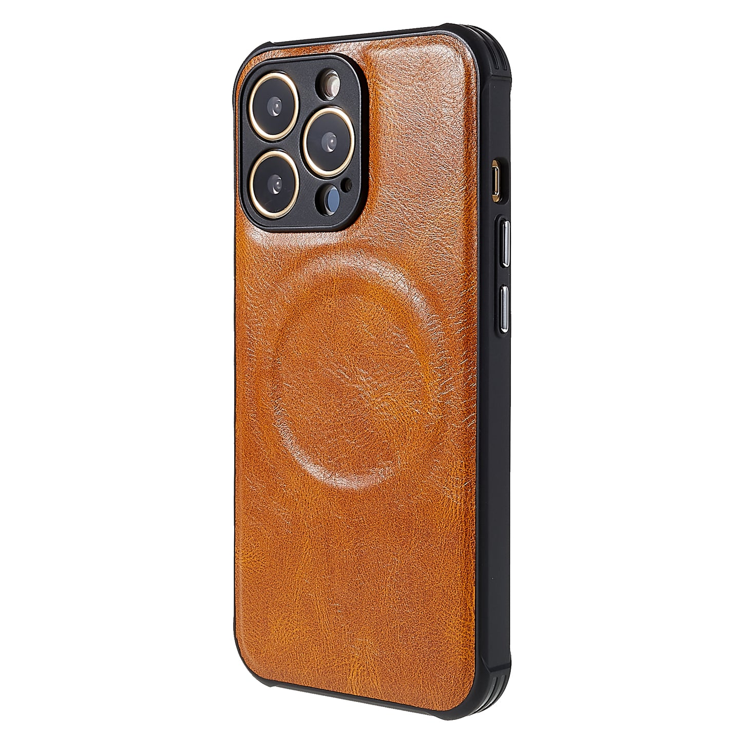 2 in 1 Soft TPU + PU Leather Coated Anti-slip Case for iPhone 13 Pro 6.1 inch Shockproof Slim Phone Shell Magnetic Phone Cover