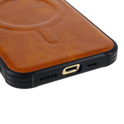 2 in 1 Soft TPU + PU Leather Coated Anti-slip Case for iPhone 13 Pro 6.1 inch Shockproof Slim Phone Shell Magnetic Phone Cover