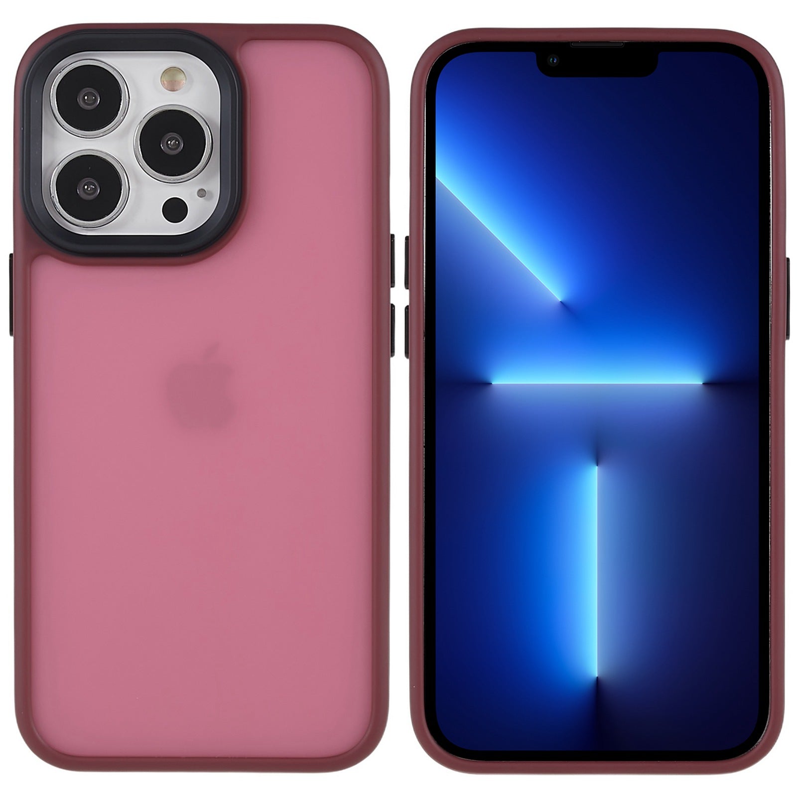 For iPhone 13 Pro 6.1 inch Soft-Touch Series Matte Phone Back Cover PC + TPU Anti-fingerprint Protective Case