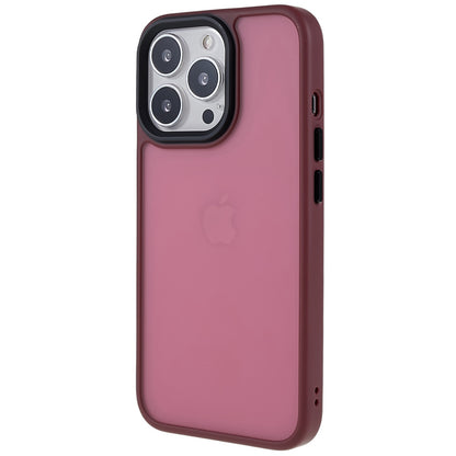 For iPhone 13 Pro 6.1 inch Soft-Touch Series Matte Phone Back Cover PC + TPU Anti-fingerprint Protective Case