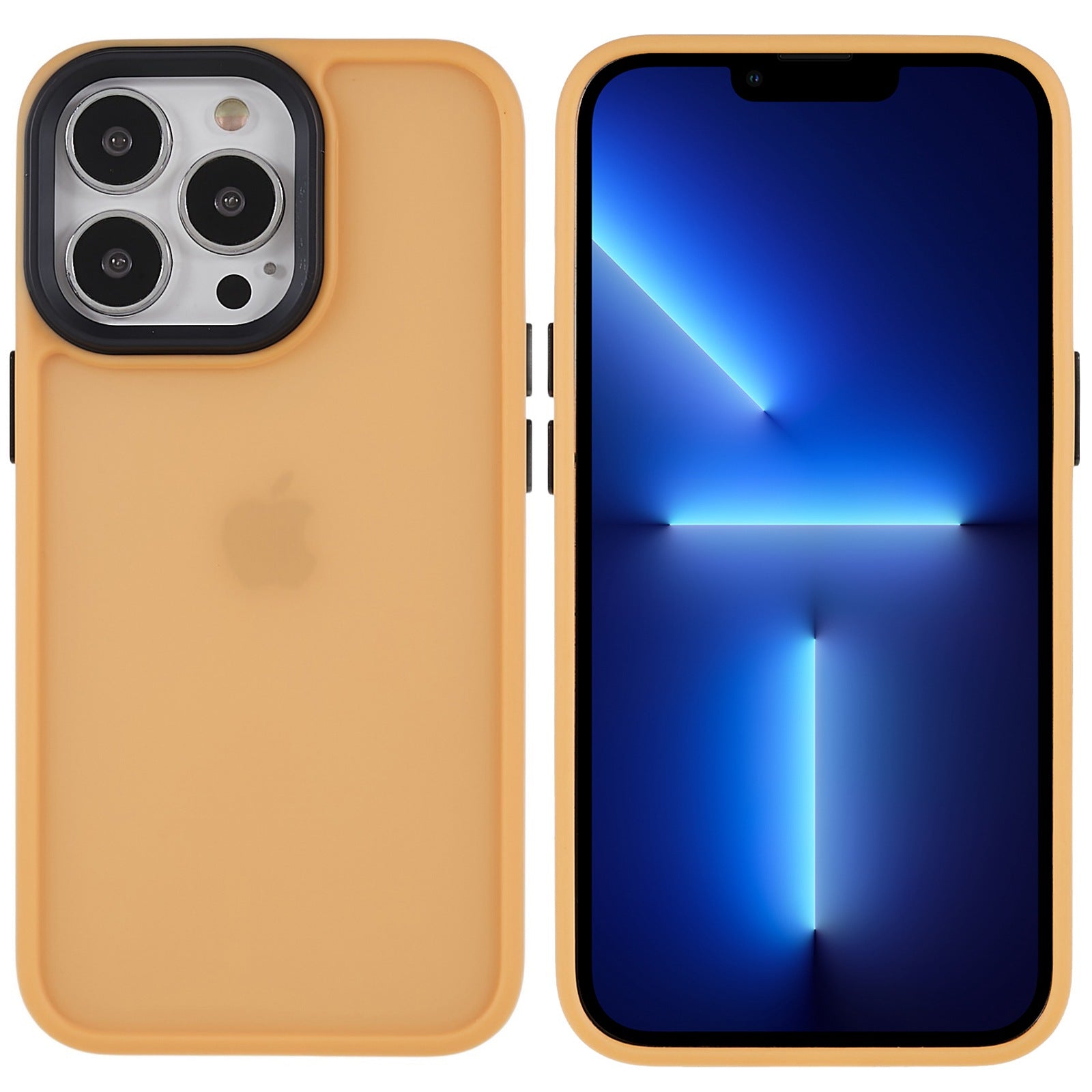 For iPhone 13 Pro 6.1 inch Soft-Touch Series Matte Phone Back Cover PC + TPU Anti-fingerprint Protective Case