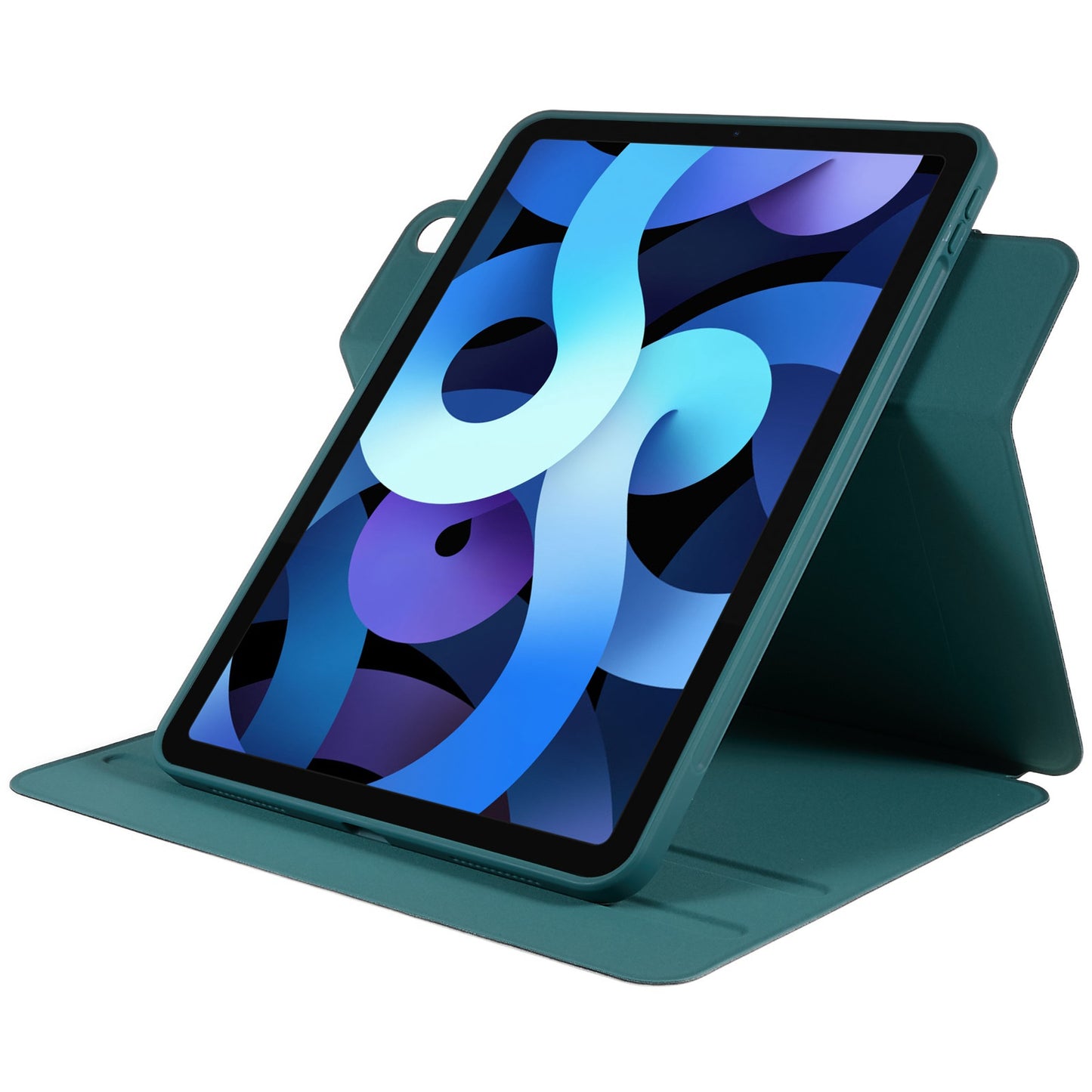 For iPad Air 10.9 inch (2020)/(2022) Skin-touch 2 in 1 Detachable Shockproof Case 360-degree Rotating Tablet Cover with Stand