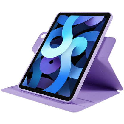 For iPad Air 10.9 inch (2020)/(2022) Skin-touch 2 in 1 Detachable Shockproof Case 360-degree Rotating Tablet Cover with Stand
