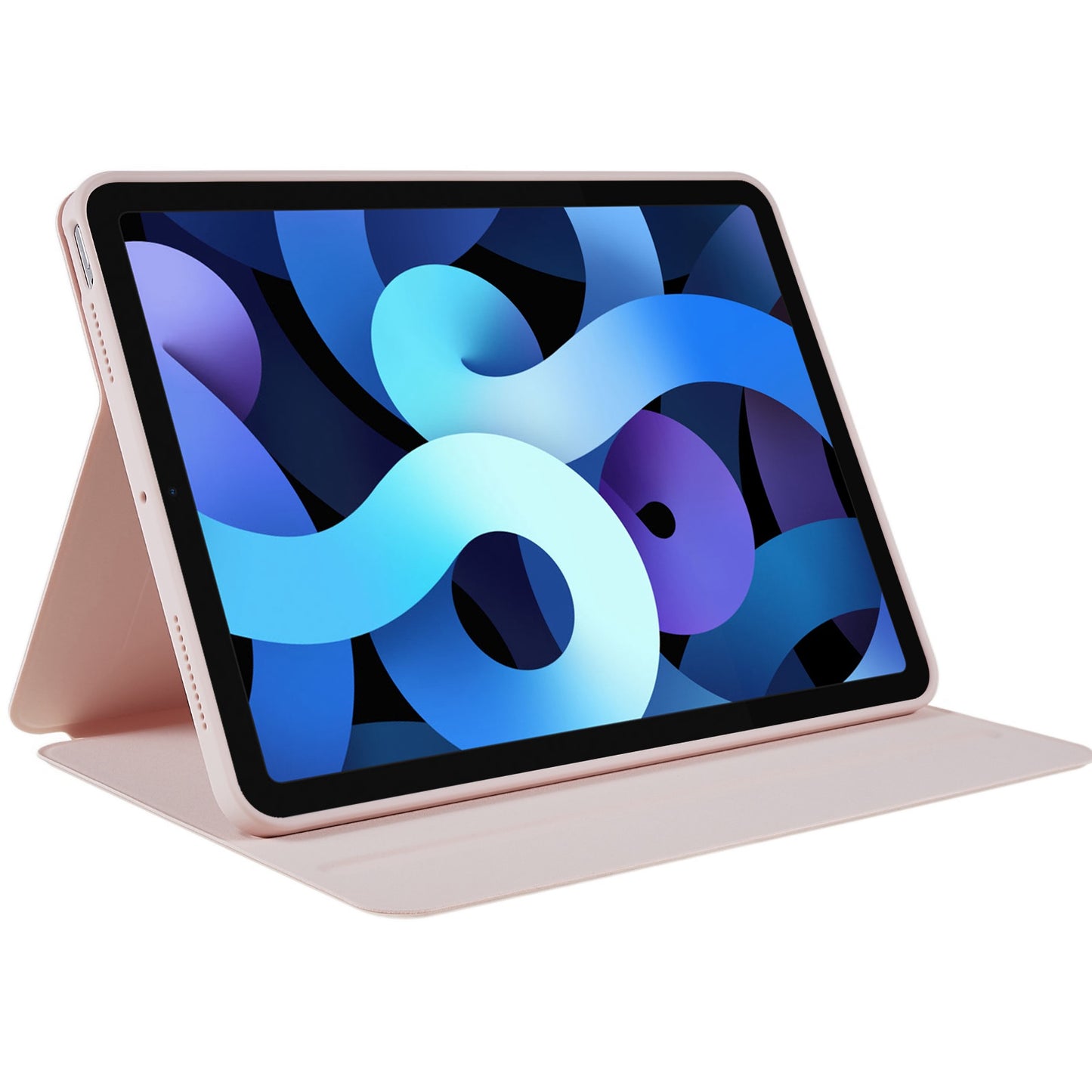 For iPad Air 10.9 inch (2020)/(2022) Skin-touch 2 in 1 Detachable Shockproof Case 360-degree Rotating Tablet Cover with Stand
