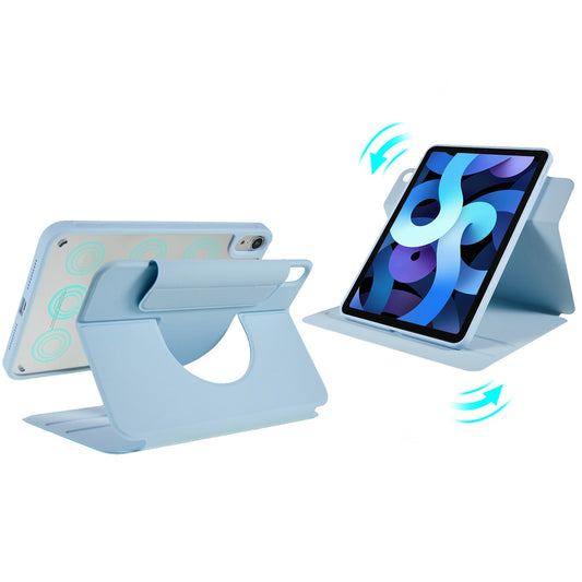 For iPad Air 10.9 inch (2020)/(2022) Skin-touch 2 in 1 Detachable Shockproof Case 360-degree Rotating Tablet Cover with Stand