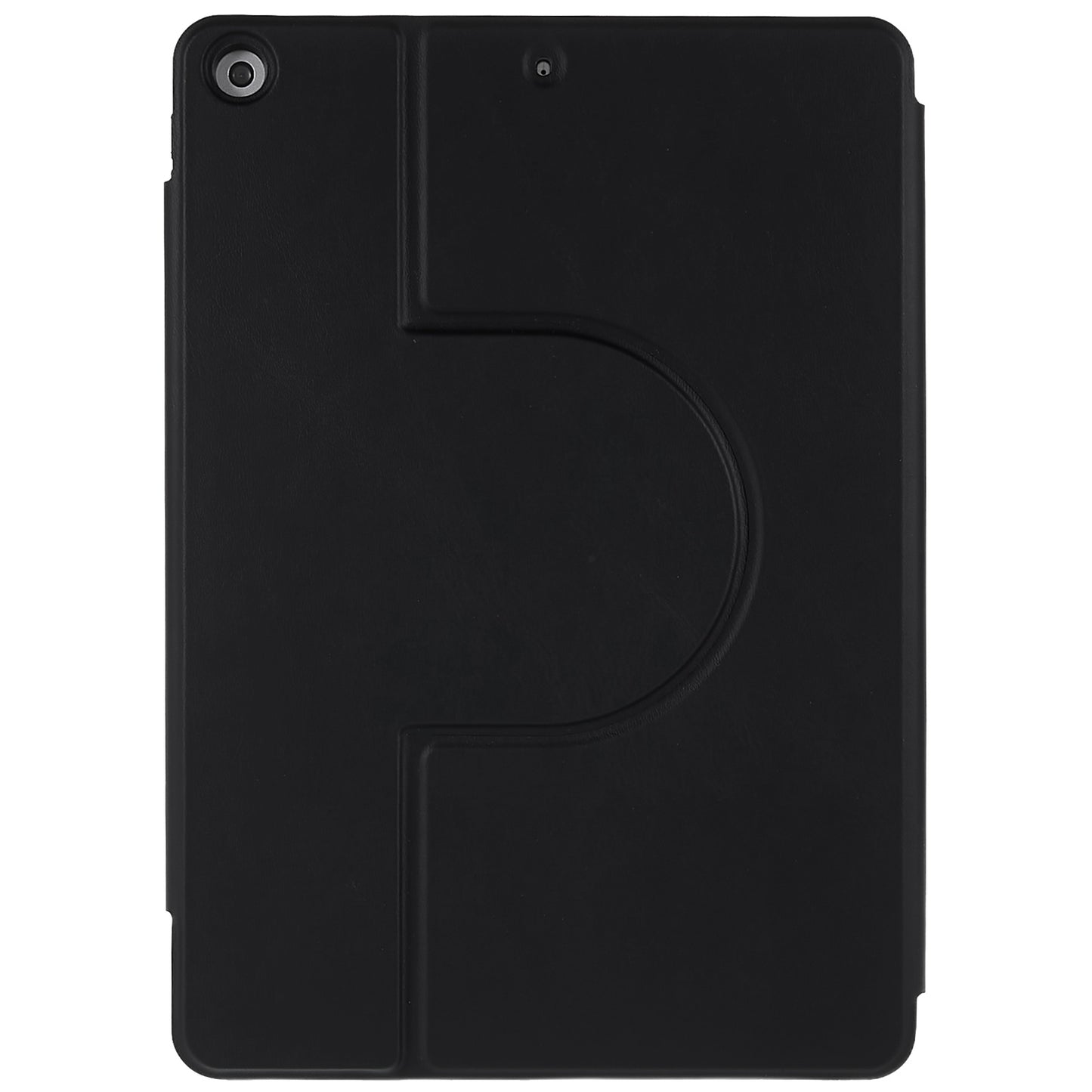 For iPad 10.2 (2021)/(2020)/(2019) Scratch Resistant Case 2 in 1 Detachable Skin-touch Tablet Stand Cover Support 360-degree Rotating