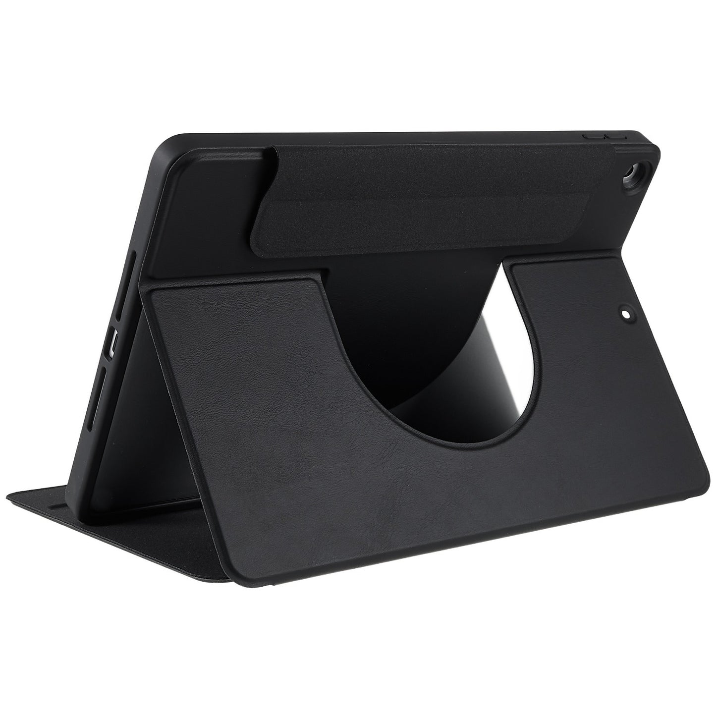 For iPad 10.2 (2021)/(2020)/(2019) Scratch Resistant Case 2 in 1 Detachable Skin-touch Tablet Stand Cover Support 360-degree Rotating