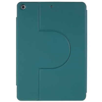For iPad 10.2 (2021)/(2020)/(2019) Scratch Resistant Case 2 in 1 Detachable Skin-touch Tablet Stand Cover Support 360-degree Rotating