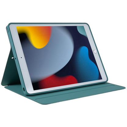 For iPad 10.2 (2021)/(2020)/(2019) Scratch Resistant Case 2 in 1 Detachable Skin-touch Tablet Stand Cover Support 360-degree Rotating