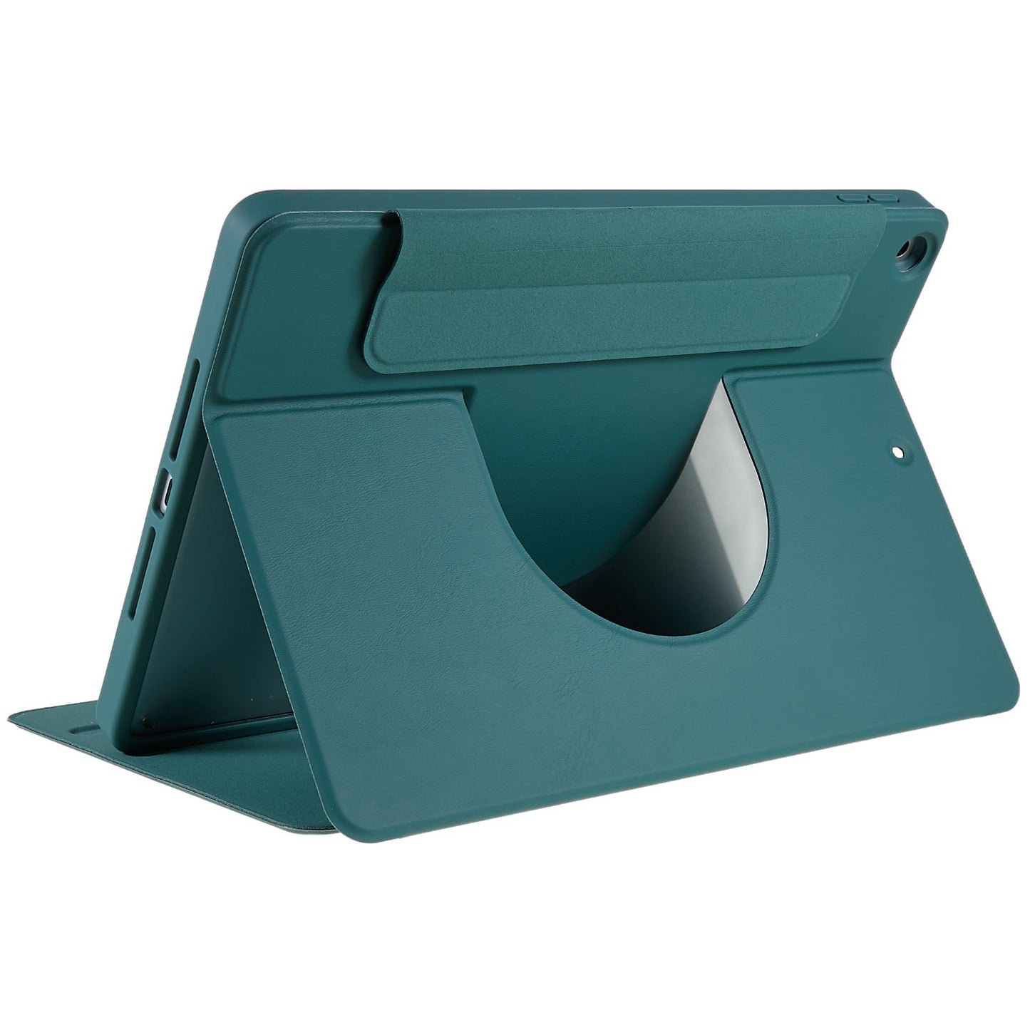 For iPad 10.2 (2021)/(2020)/(2019) Scratch Resistant Case 2 in 1 Detachable Skin-touch Tablet Stand Cover Support 360-degree Rotating