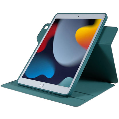For iPad 10.2 (2021)/(2020)/(2019) Scratch Resistant Case 2 in 1 Detachable Skin-touch Tablet Stand Cover Support 360-degree Rotating