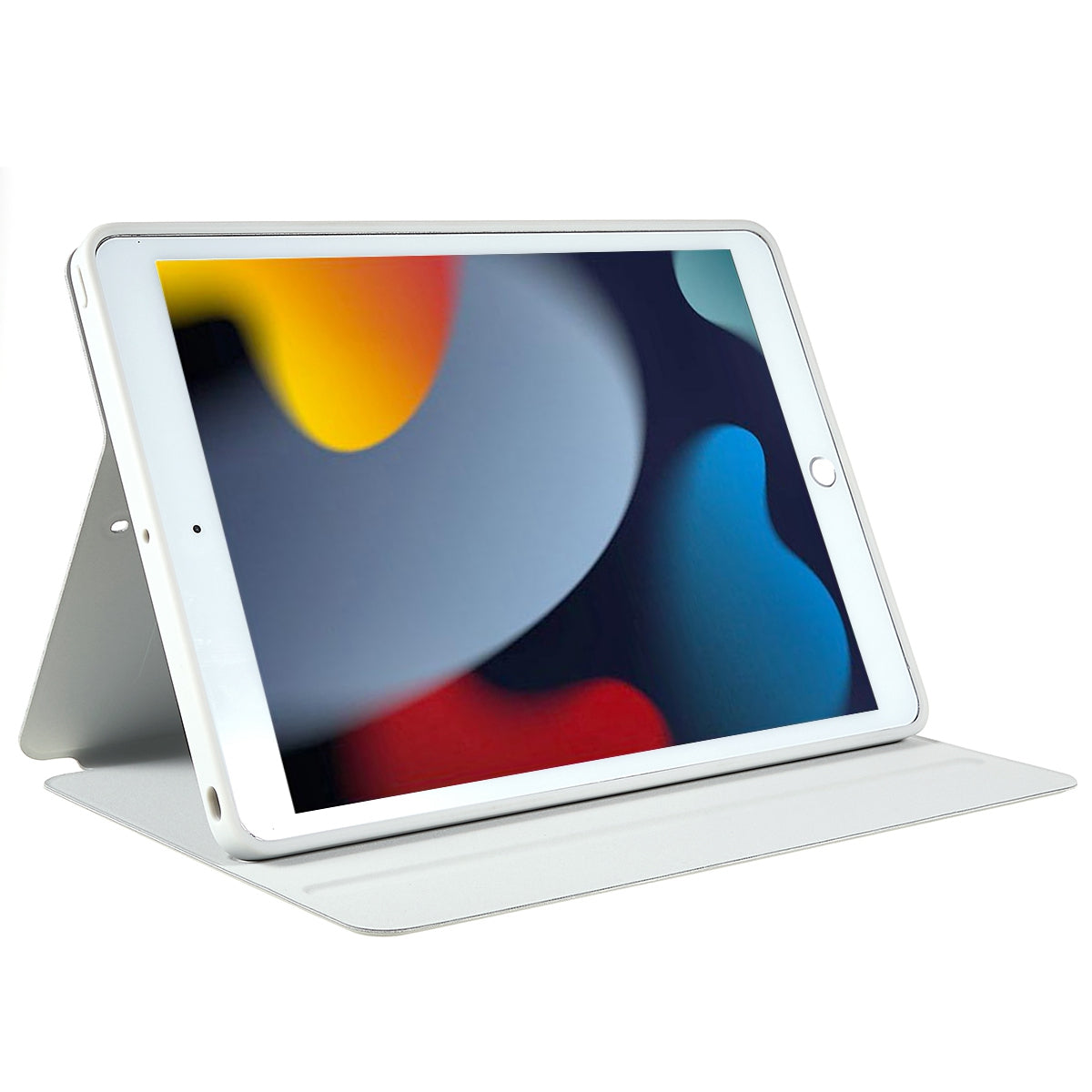 For iPad 10.2 (2021)/(2020)/(2019) Scratch Resistant Case 2 in 1 Detachable Skin-touch Tablet Stand Cover Support 360-degree Rotating