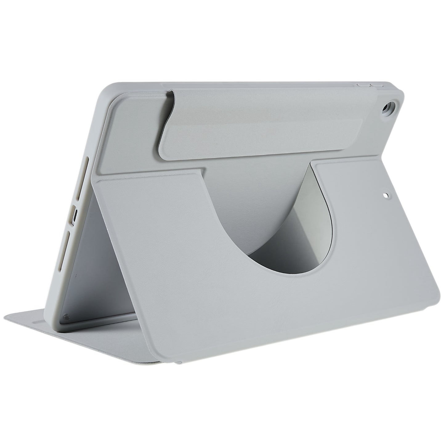 For iPad 10.2 (2021)/(2020)/(2019) Scratch Resistant Case 2 in 1 Detachable Skin-touch Tablet Stand Cover Support 360-degree Rotating