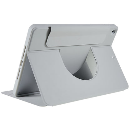 For iPad 10.2 (2021)/(2020)/(2019) Scratch Resistant Case 2 in 1 Detachable Skin-touch Tablet Stand Cover Support 360-degree Rotating