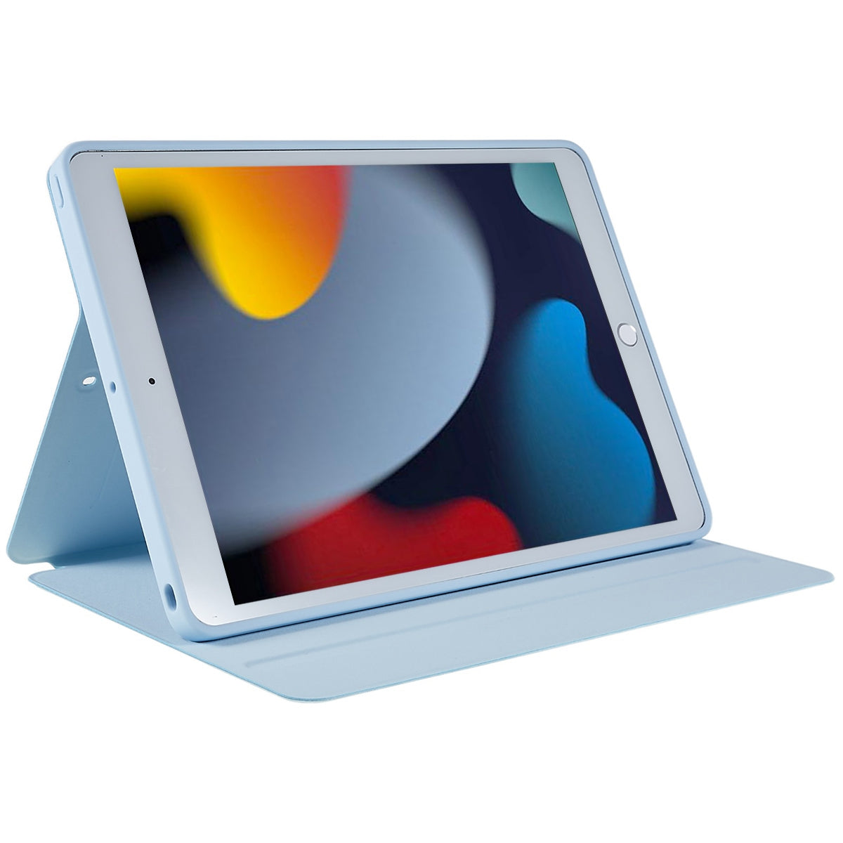 For iPad 10.2 (2021)/(2020)/(2019) Scratch Resistant Case 2 in 1 Detachable Skin-touch Tablet Stand Cover Support 360-degree Rotating