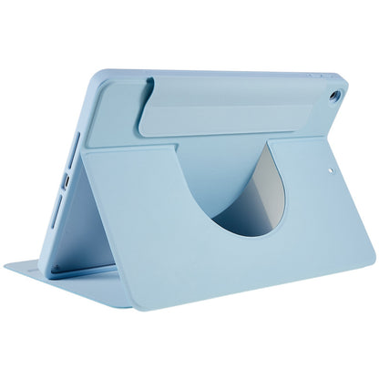 For iPad 10.2 (2021)/(2020)/(2019) Scratch Resistant Case 2 in 1 Detachable Skin-touch Tablet Stand Cover Support 360-degree Rotating