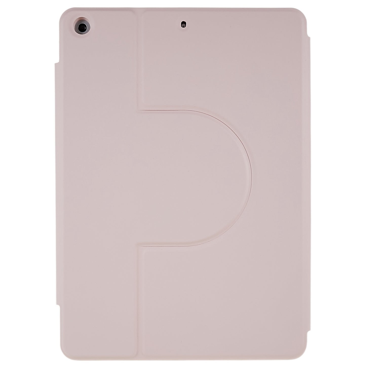 For iPad 10.2 (2021)/(2020)/(2019) Scratch Resistant Case 2 in 1 Detachable Skin-touch Tablet Stand Cover Support 360-degree Rotating