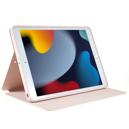 For iPad 10.2 (2021)/(2020)/(2019) Scratch Resistant Case 2 in 1 Detachable Skin-touch Tablet Stand Cover Support 360-degree Rotating