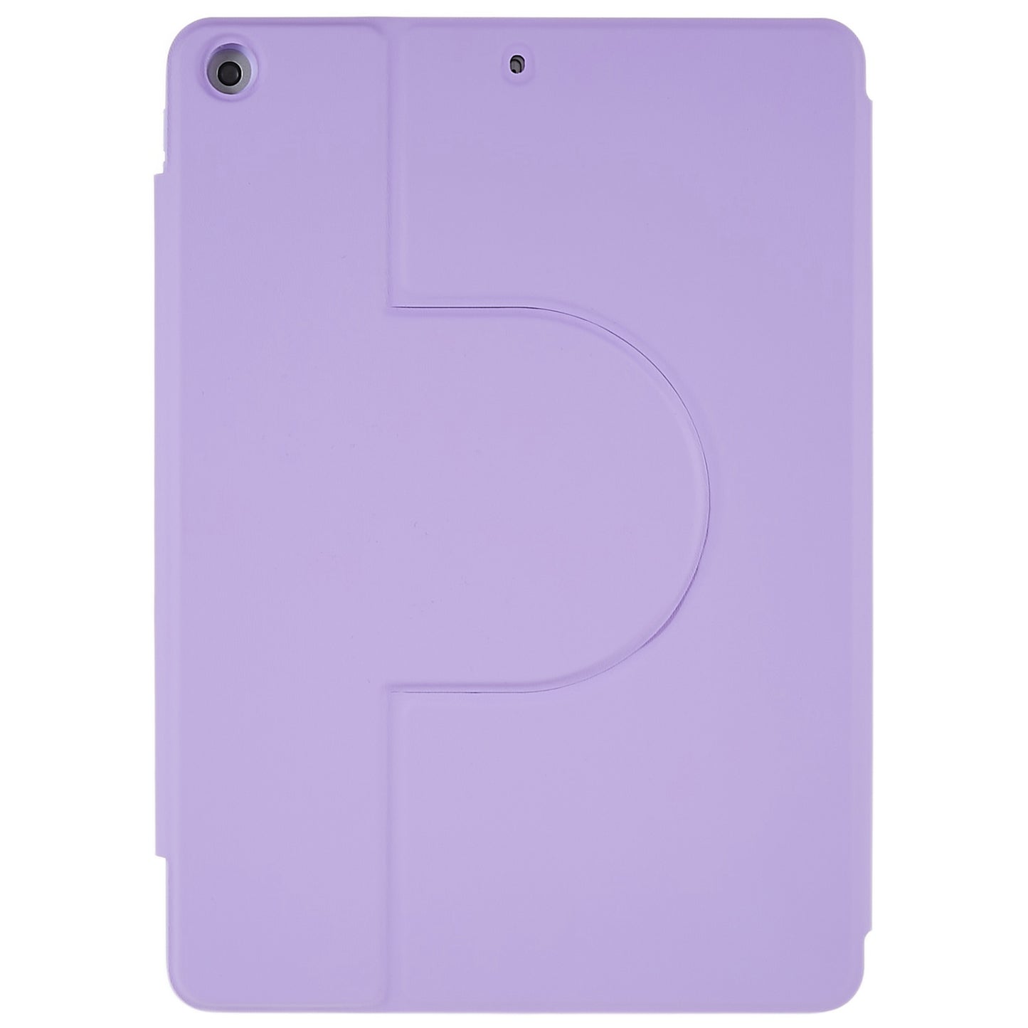 For iPad 10.2 (2021)/(2020)/(2019) Scratch Resistant Case 2 in 1 Detachable Skin-touch Tablet Stand Cover Support 360-degree Rotating