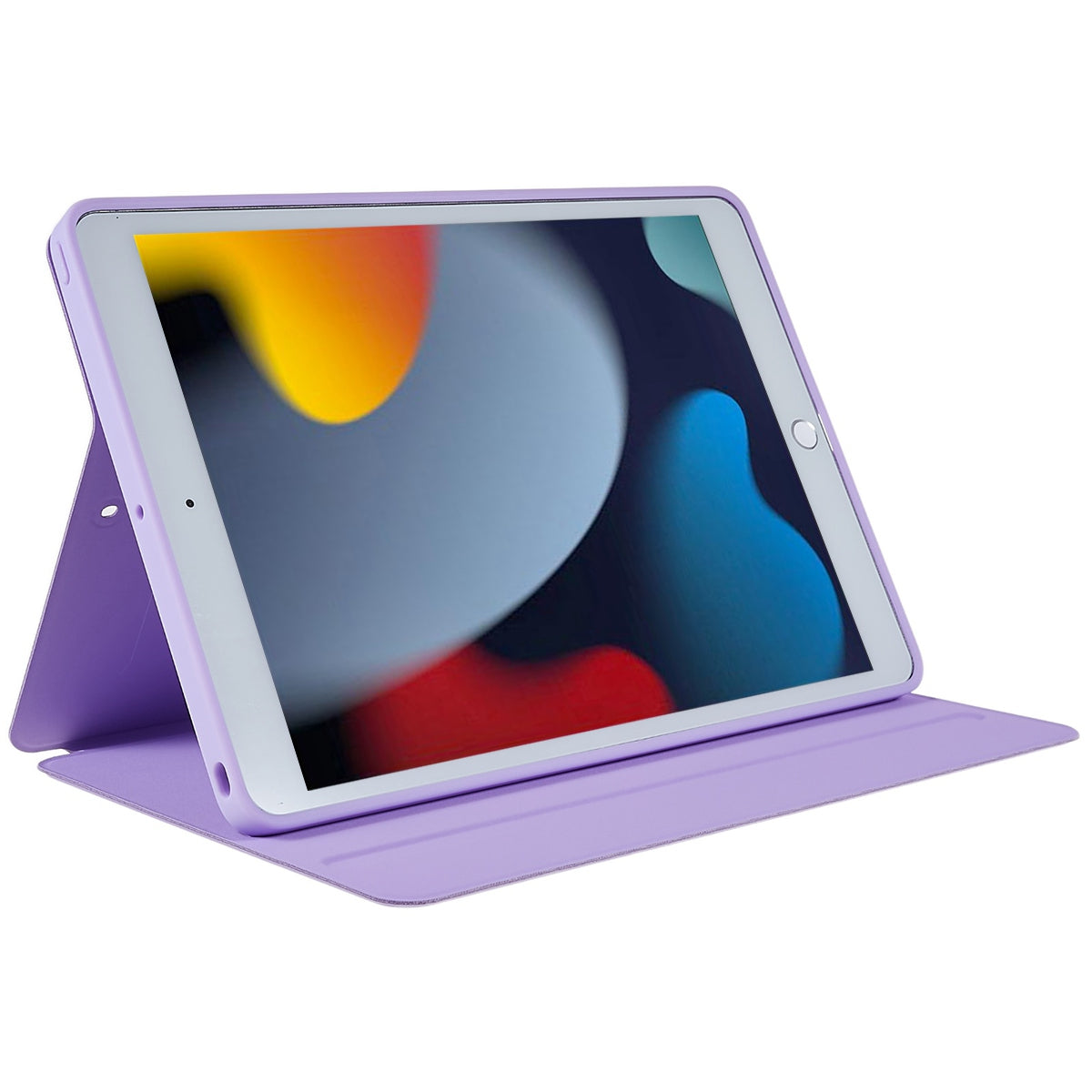 For iPad 10.2 (2021)/(2020)/(2019) Scratch Resistant Case 2 in 1 Detachable Skin-touch Tablet Stand Cover Support 360-degree Rotating