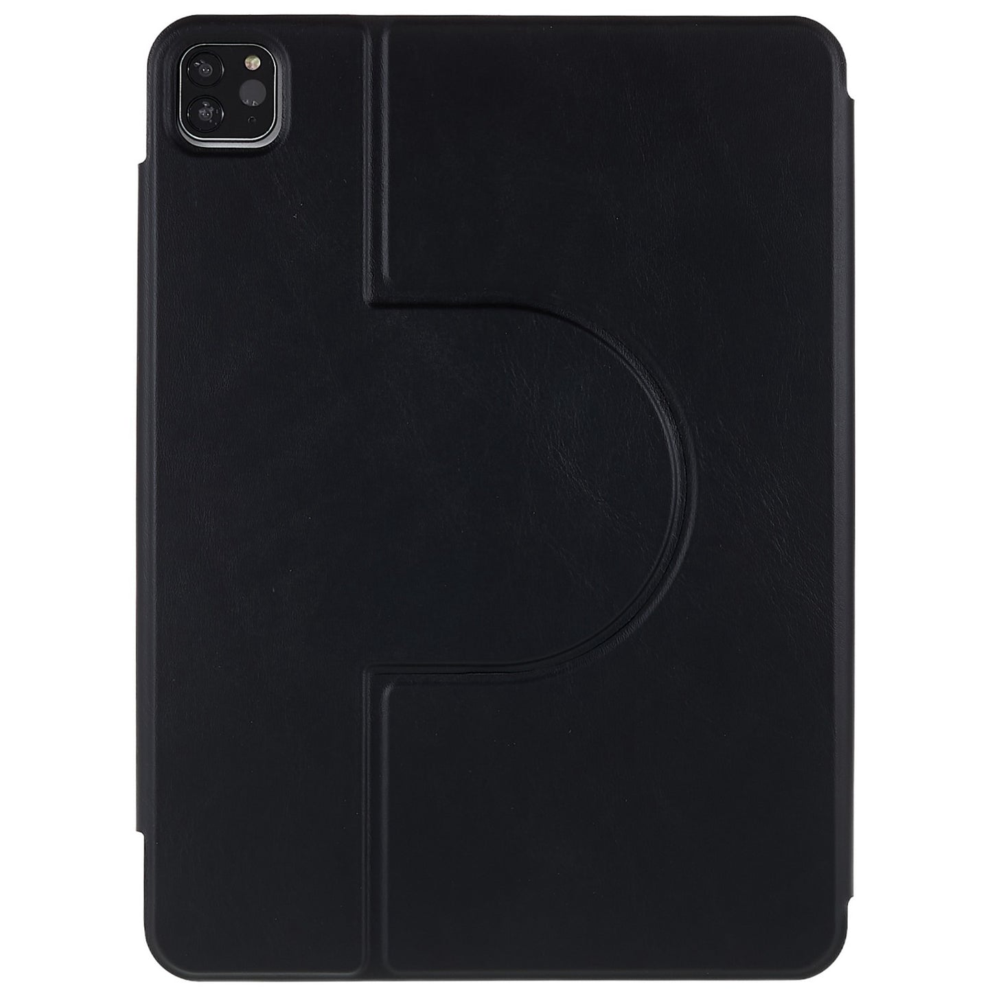 For iPad Pro 12.9-inch (2021)/(2020)/(2018) Skin-touch Shockproof Case 360-degree Rotating 2 in 1 Detachable Tablet Cover with Stand