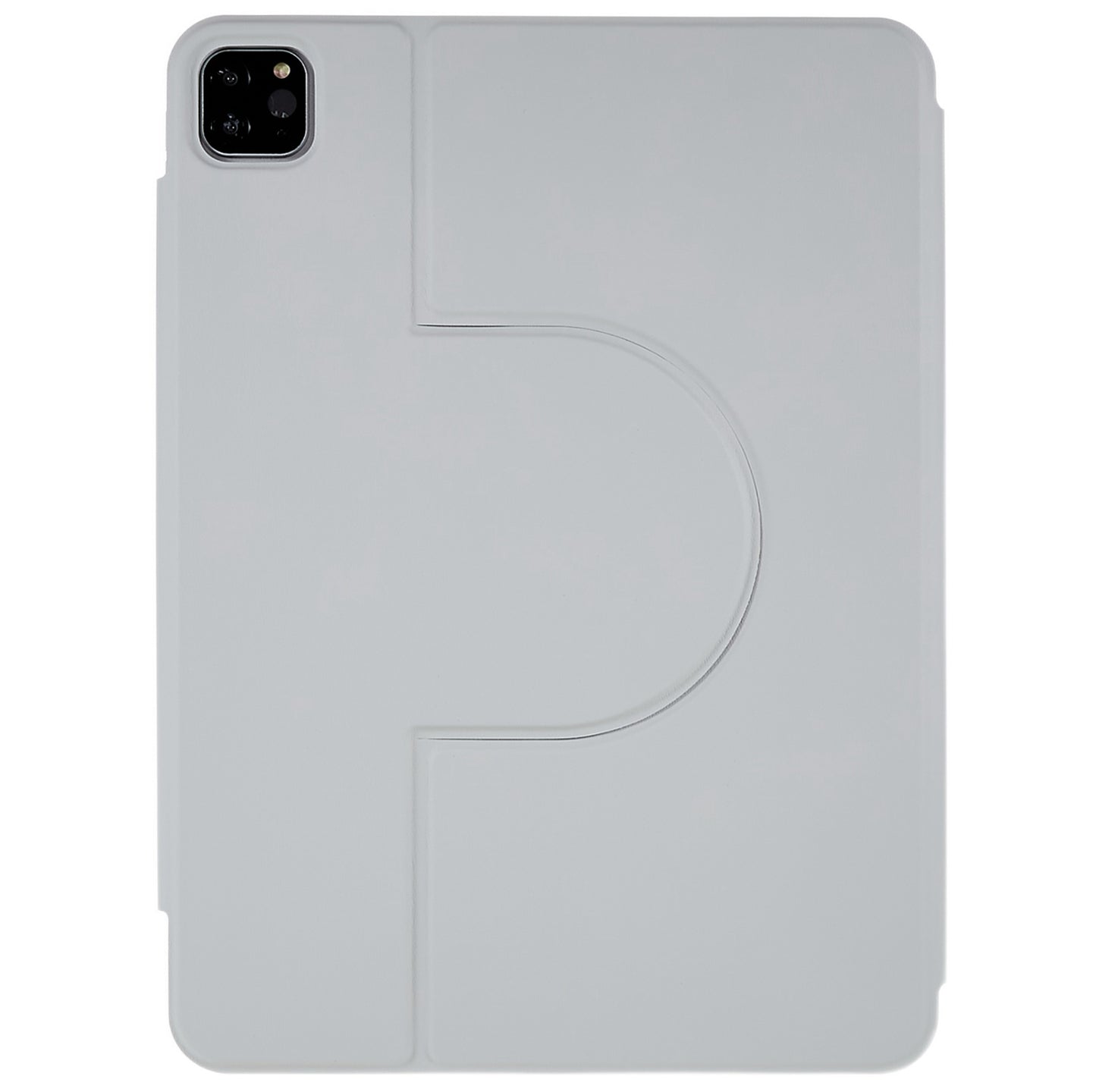 For iPad Pro 12.9-inch (2021)/(2020)/(2018) Skin-touch Shockproof Case 360-degree Rotating 2 in 1 Detachable Tablet Cover with Stand