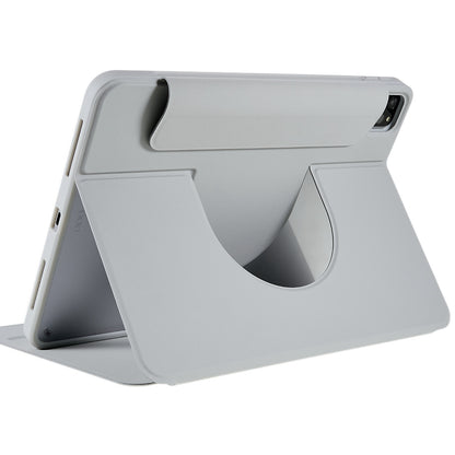 For iPad Pro 12.9-inch (2021)/(2020)/(2018) Skin-touch Shockproof Case 360-degree Rotating 2 in 1 Detachable Tablet Cover with Stand