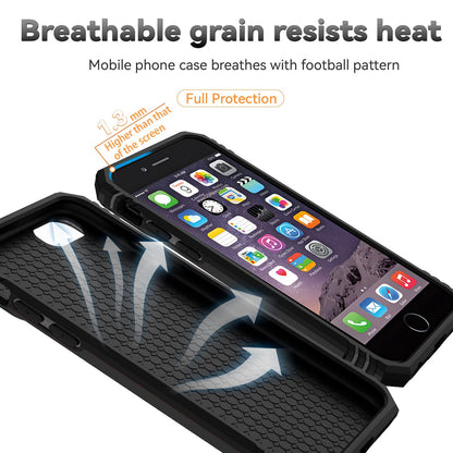 For iPhone SE (2022)/SE (2020)/8/7 4.7 inch Dustproof Phone Case Ring Kickstand Hybrid PC TPU Phone Shell with Slide Camera Protection Cover