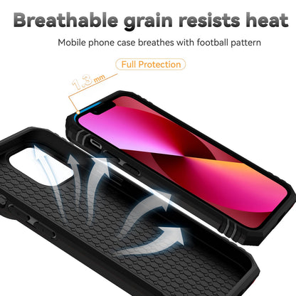 For iPhone 13 Pro 6.1 inch Slide Camera Protection Cover Lightweight Phone Case Ring Kickstand Hybrid PC + TPU Phone Shell