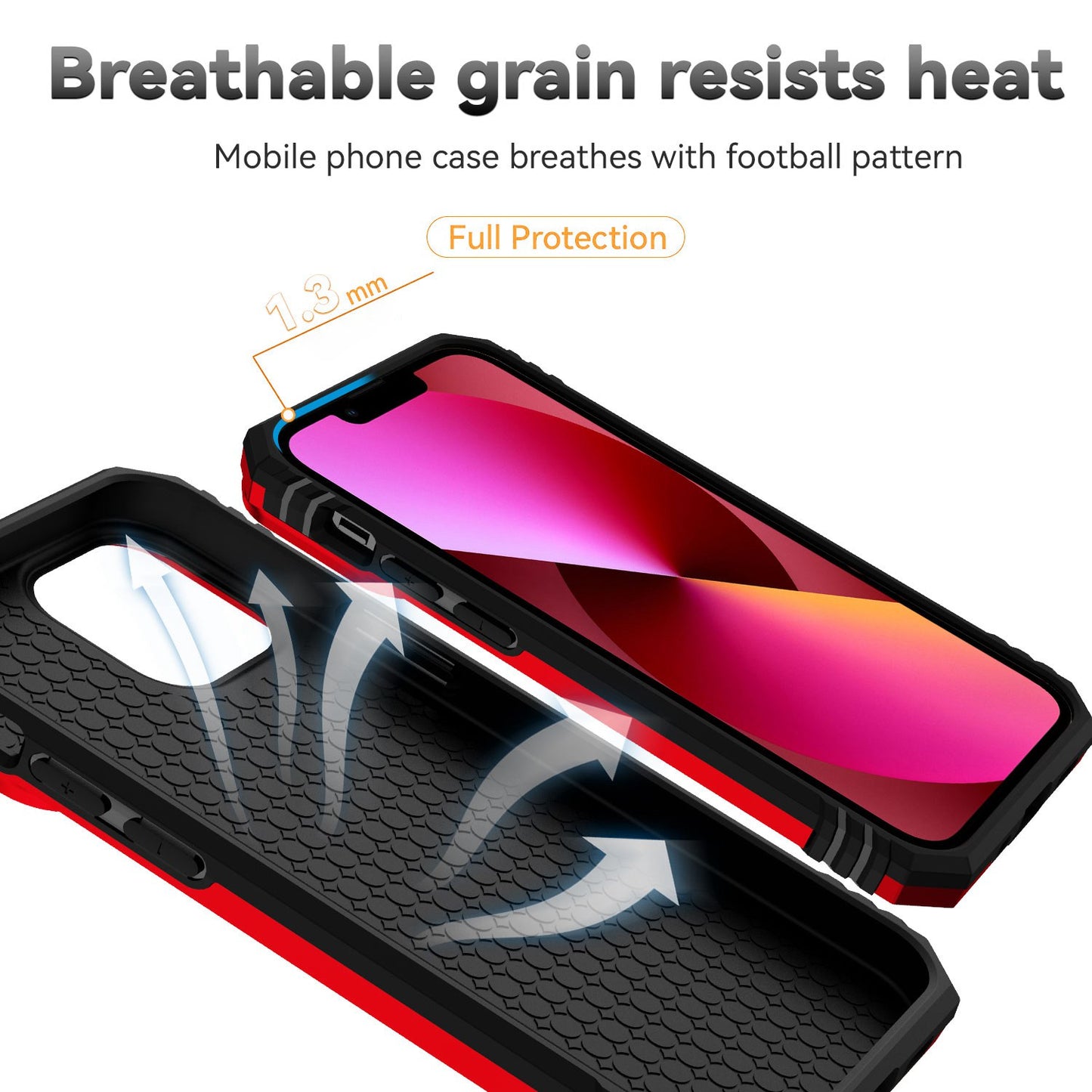For iPhone 13 Pro 6.1 inch Slide Camera Protection Cover Lightweight Phone Case Ring Kickstand Hybrid PC + TPU Phone Shell