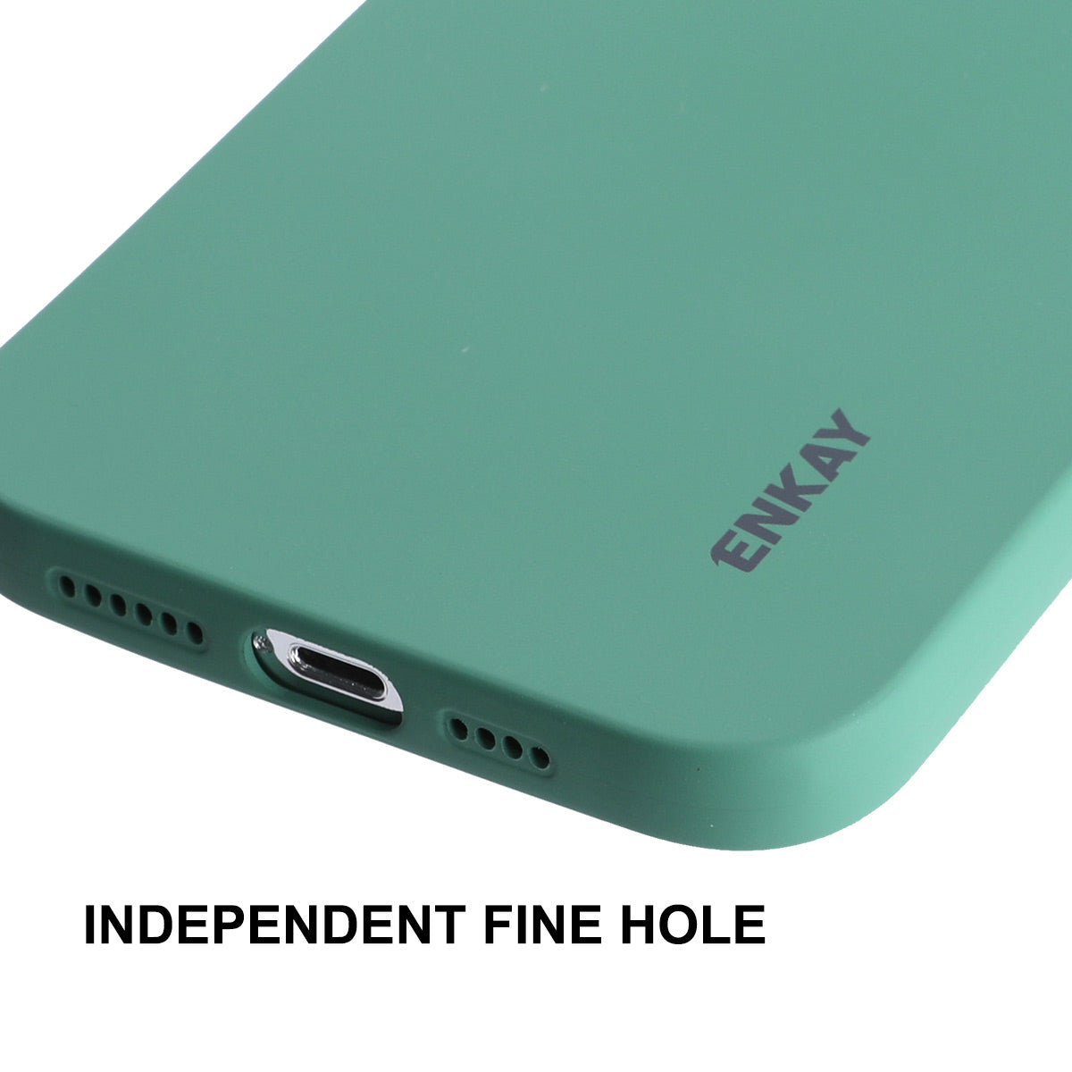 ENKAY HAT PRINCE Liquid Silicone Phone Case for iPhone 13 Pro 6.1 inch, Precise Cutout Camera Lens Protection Drop-proof Protective Cover