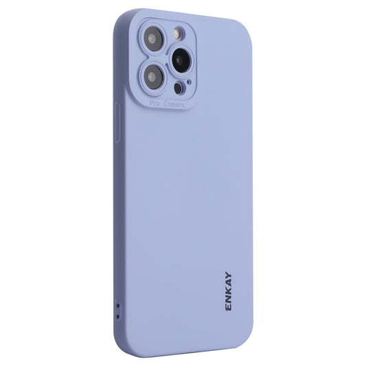 ENKAY HAT PRINCE Liquid Silicone Phone Case for iPhone 13 Pro 6.1 inch, Precise Cutout Camera Lens Protection Drop-proof Protective Cover