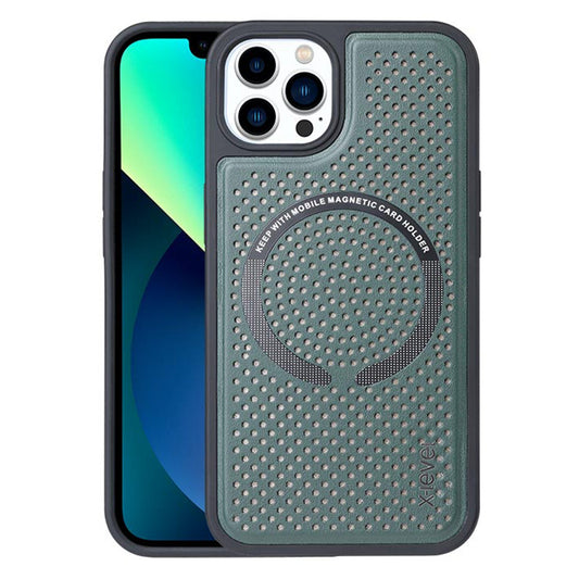 X-LEVEL Magic Magnets II Series Phone Case for iPhone 13 Pro 6.1 inch Compatible with MagSafe Wireless Charging, Hard PC Soft TPU Heat Dissipation Cover