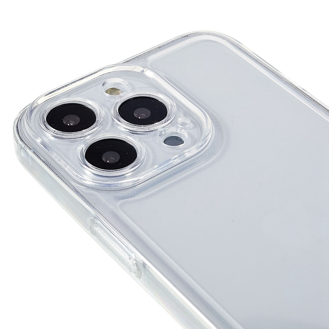 Space Series Thickened Transparent TPU Phone Case for iPhone 13 Pro 6.1 inch, Raised Lip Screen Protection Design Soft Phone Protective Accessory